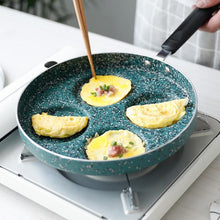 Load image into Gallery viewer, Four-hole Omelet PanBreakfast Grill Pan Cooking Pot