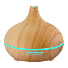 Load image into Gallery viewer, Wood grain humidifying aroma diffuser