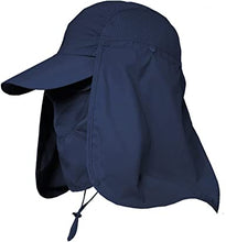 Load image into Gallery viewer, Women & Men Outdoor Sun Hat UV Protection Fishing Hiking Caps with Face Neck Flap Cover UPF 50+