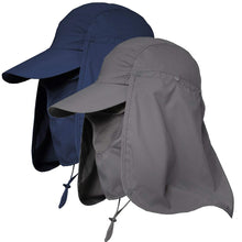Load image into Gallery viewer, Women & Men Outdoor Sun Hat UV Protection Fishing Hiking Caps with Face Neck Flap Cover UPF 50+