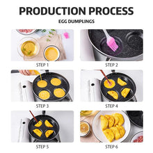 Load image into Gallery viewer, Four-hole Omelet PanBreakfast Grill Pan Cooking Pot
